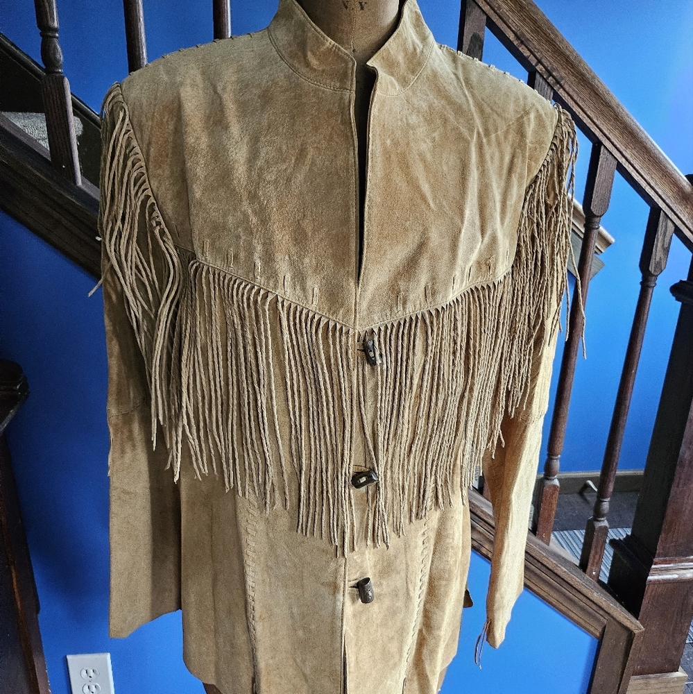 Women's suade jacket XL